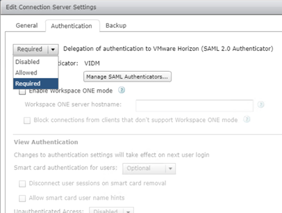 vmware horizon view client integration